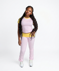 Embroied  Pink and Yellow Set